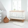 Wholesale FLEXA Babybed White/Clear Lacquer Beech