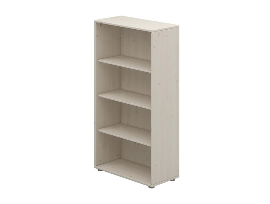 New FLEXA Boekenkast Met 3 Planken White Washed Pine