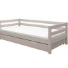 New FLEXA Eenpersoonsbed Met Uitschuifbaar Bed Grey Washed Pine