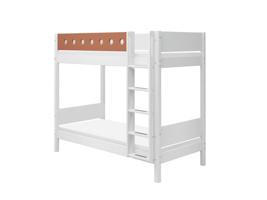 Hot FLEXA Stapelbed Met Extra Hoogte White/Blush