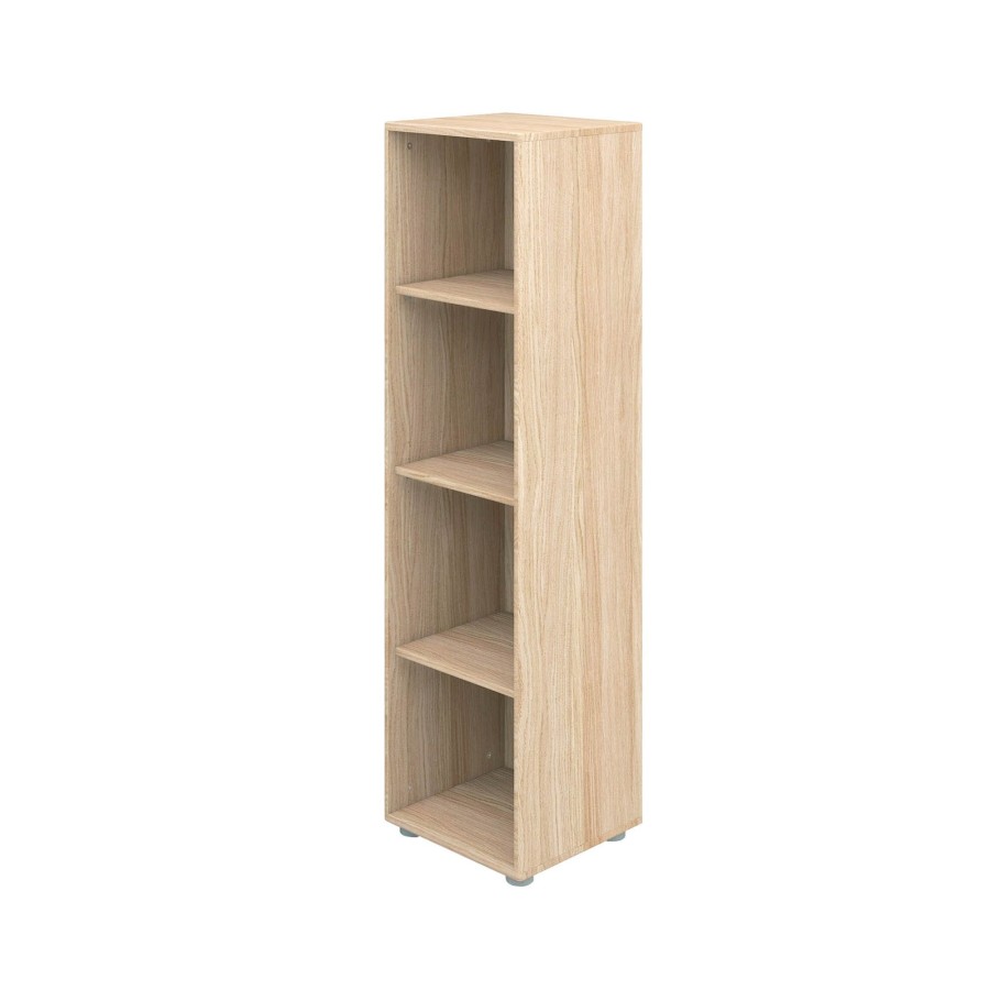 New FLEXA Boekenkast, 3 Planken Eiken