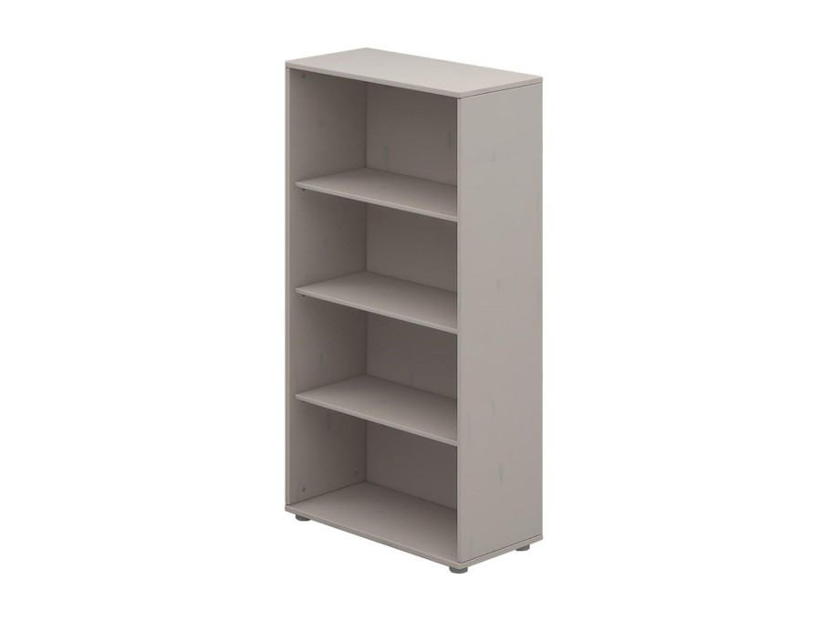 Online FLEXA Boekenkast Met 3 Planken Grey Washed Pine