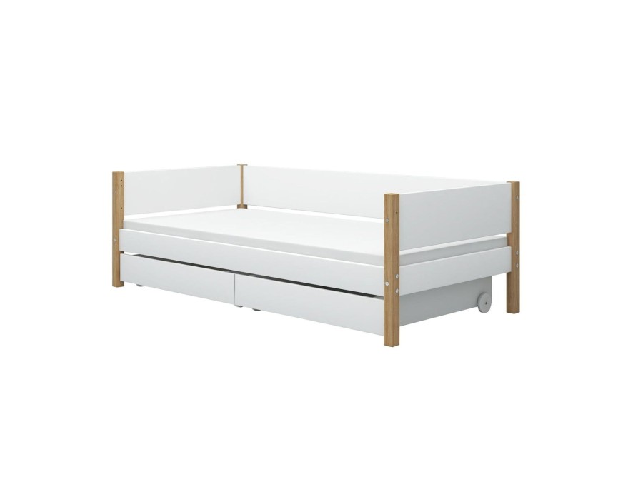 Wholesale FLEXA Bedbank White/Oak