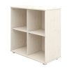 Hot FLEXA Boekenkast, 4 Vakken White Washed Pine