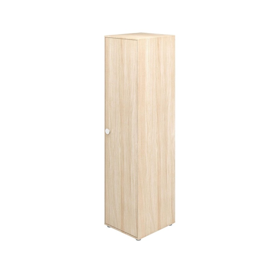 Wholesale FLEXA Hoge Kledingkast, 1-Deurs White/Oak