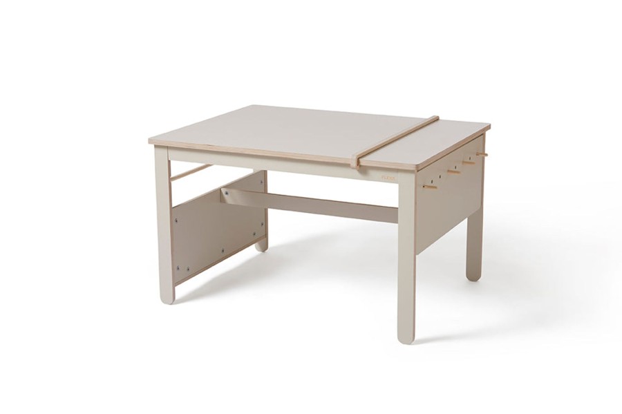 Best FLEXA Creatieve Tafel Warm Grey/Birch Plywood