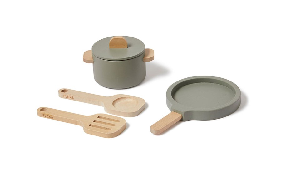 Wholesale FLEXA Pot & Pan Green-Ish/Birch Plywood