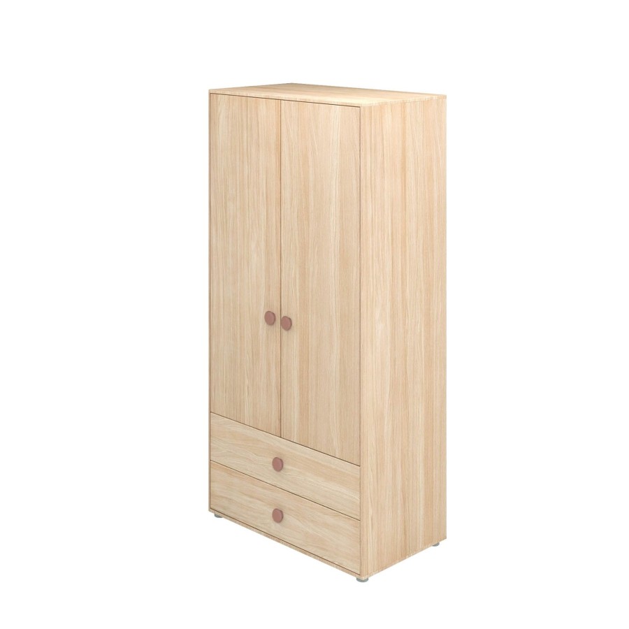 Wholesale FLEXA Hoge Kledingkast Cherry/Oak