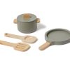 Hot FLEXA Pot & Pan Green-Ish/Birch Plywood