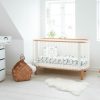 Wholesale FLEXA Babybed White/Clear Lacquer Beech