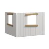 Best FLEXA Boomhut Bedfronten, Eiken Frame White/Oak