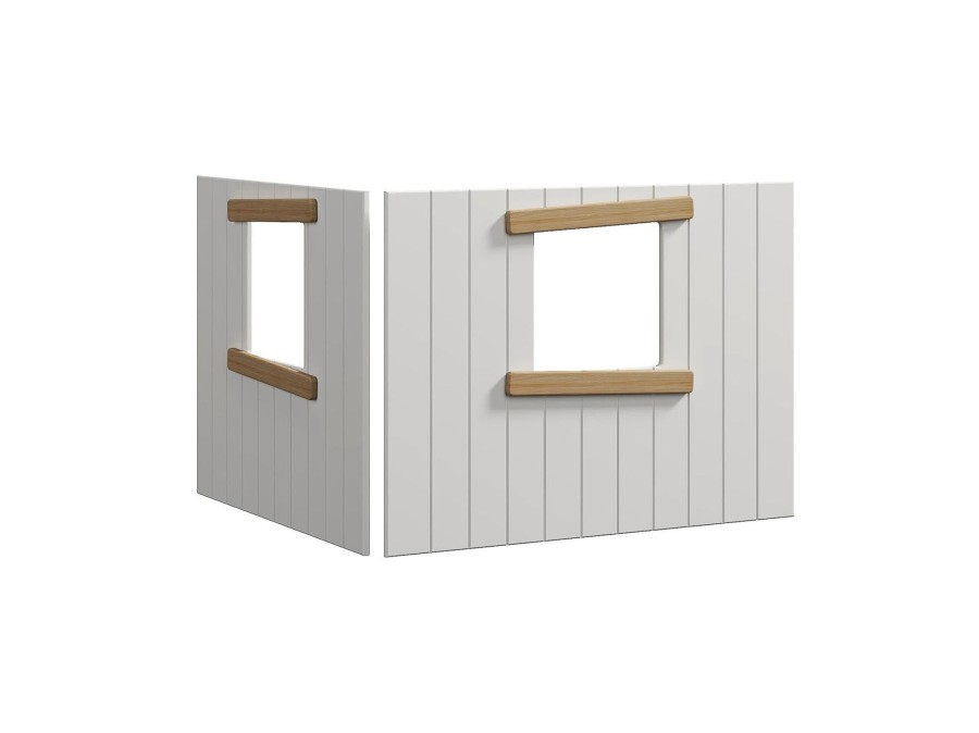 Best FLEXA Boomhut Bedfronten, Eiken Frame White/Oak