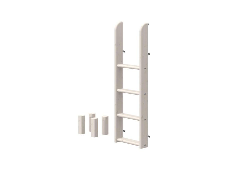 Best FLEXA Classic - Ladder En Poten Voor Stapelbed White Washed Pine