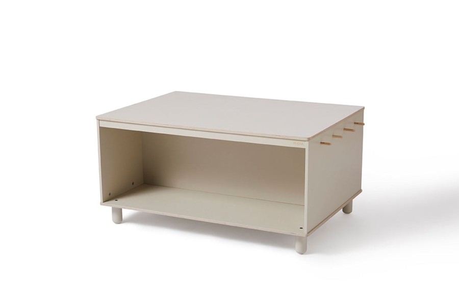 Hot FLEXA Kinderspeeltafel Warm Grey/Birch Plywood