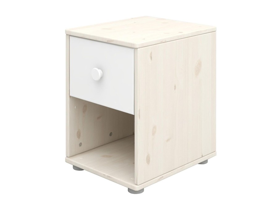 Clearance FLEXA Ladekast Met 1 Lade White/White Washed Pine