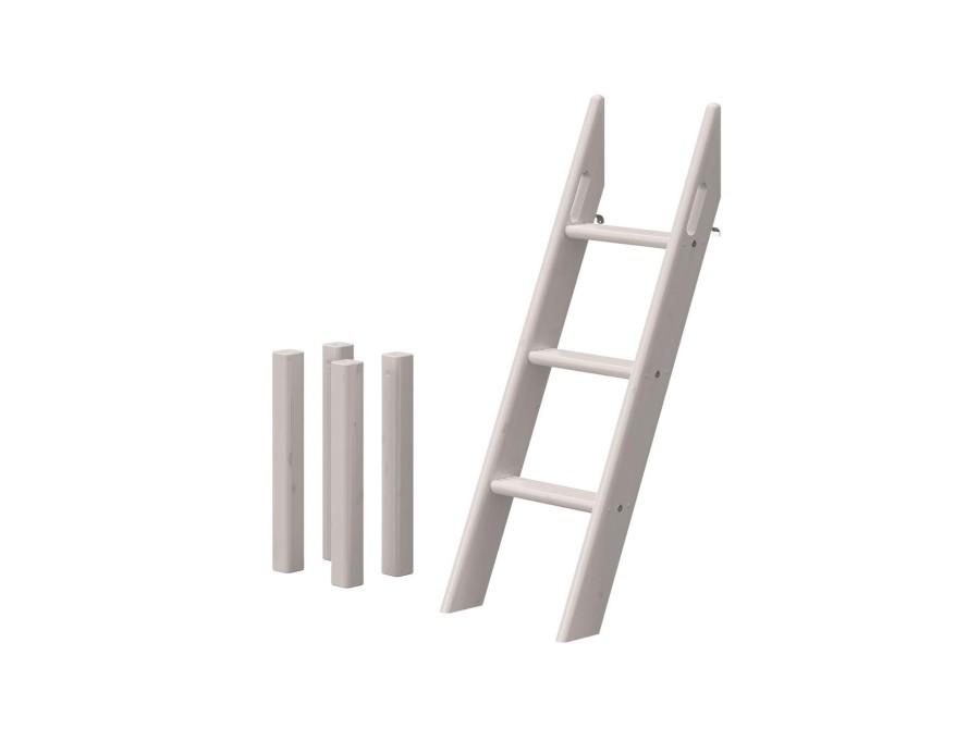 Clearance FLEXA Classic - Schuine Ladder Voor Halfhoogslaper Grey Washed Pine