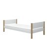 New FLEXA Eenpersoonsbed White/Oak