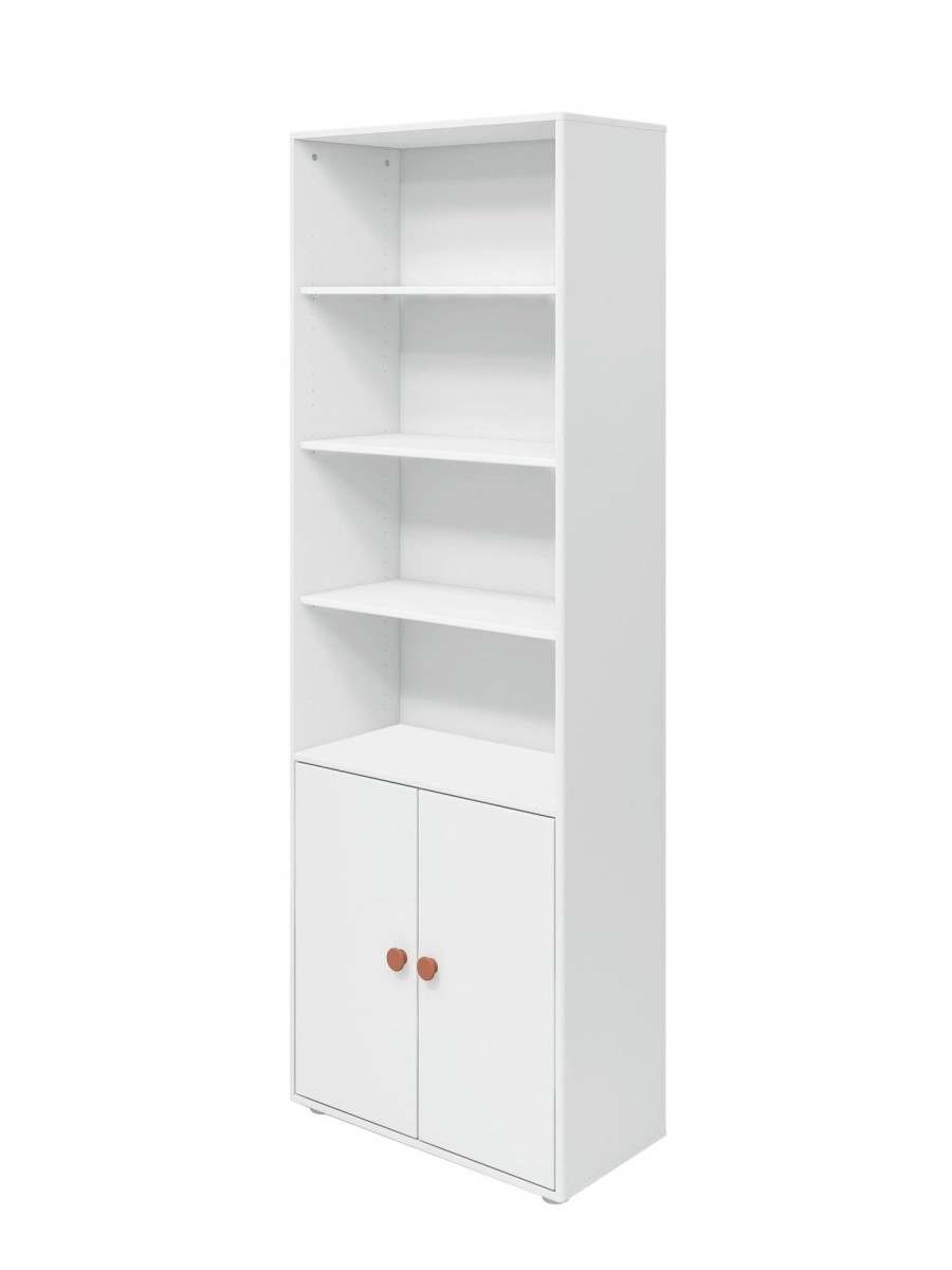 New FLEXA Maxi-Boekenkast, 2 Deuren White/Blush