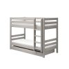 Clearance FLEXA Stapelbed Met Rechte Ladder Grey Washed Pine