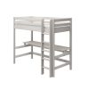 Wholesale FLEXA Hoogslaper Met Rechte Ladder En Bureau Grey Washed Pine