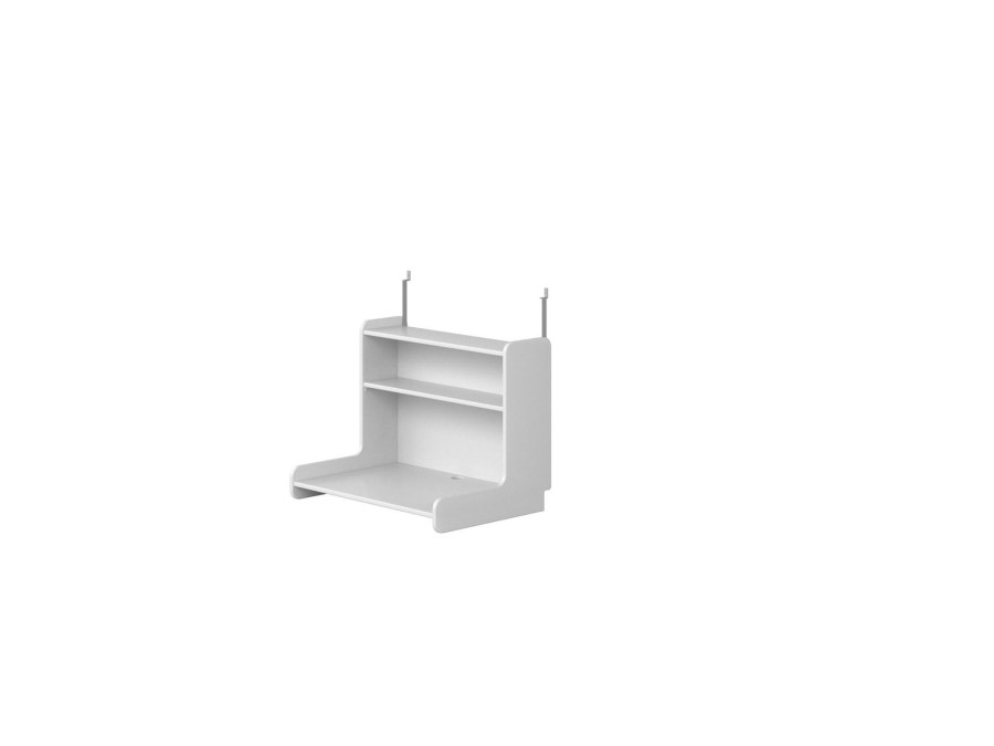 Clearance FLEXA Click-On Bureau Met Plank White