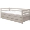 Hot FLEXA Eenpersoonsbed Met Uitschuifbaar Bed Grey Washed Pine