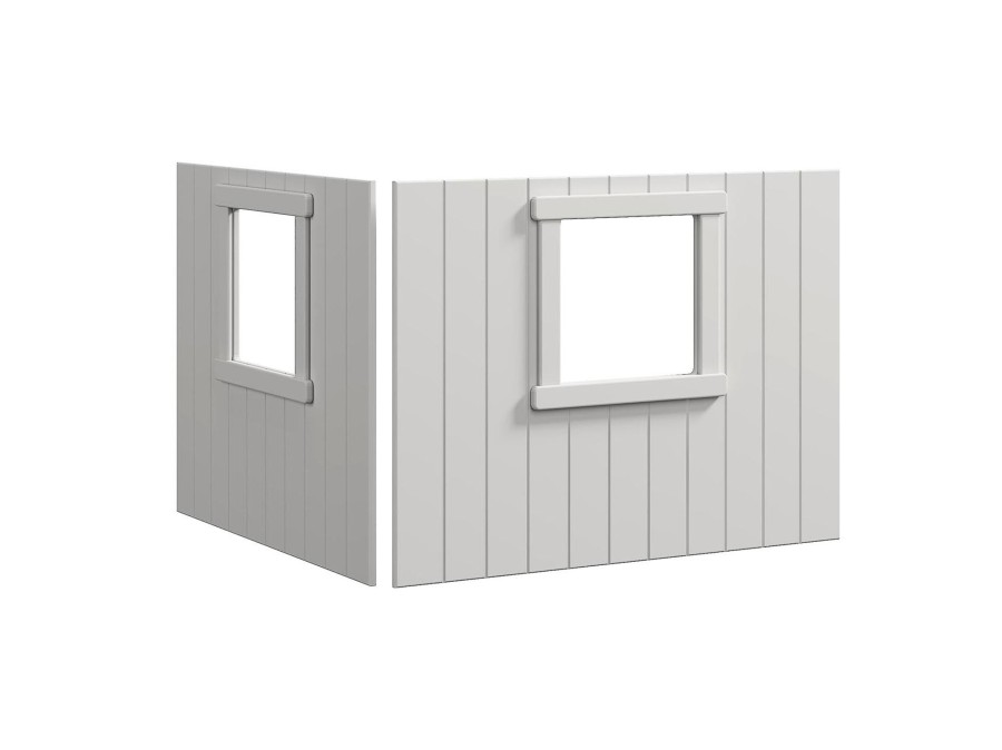 Best FLEXA Boomhut Bedfronten, Wit Frame White