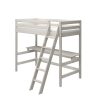 Best FLEXA Hoogslaper Met Casa Module White Washed Pine