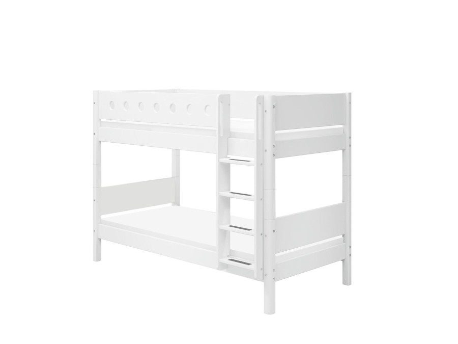 Wholesale FLEXA Stapelbed Met Rechte Ladder White