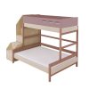 Best FLEXA Familiebed Met Trap Cherry/Oak