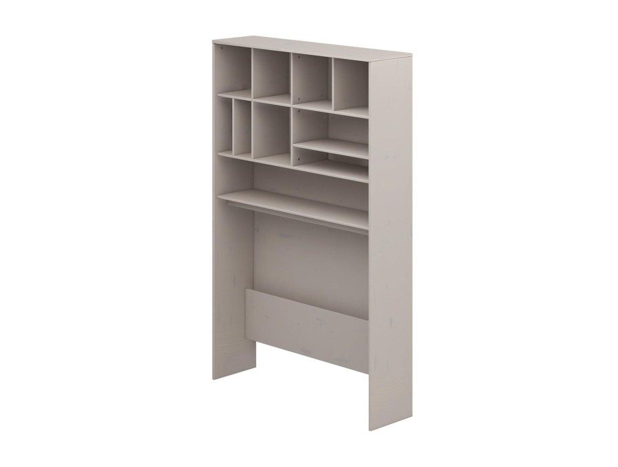 Hot FLEXA Boekenkast Voor Bureau, Hoog Grey Washed Pine