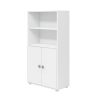 Best FLEXA Midi-Boekenkast, 2 Deuren White/Natural Green