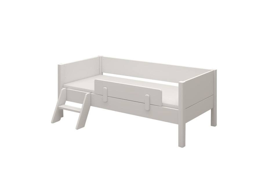 Best FLEXA Juniorbed Met Uitvalbeveiliging En Ladder White