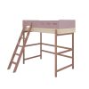 Online FLEXA Hoogslaper Met Schuine Ladder Cherry/Oak