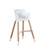 Best FLEXA Kinderstoel White/Clear Lacquer Beech