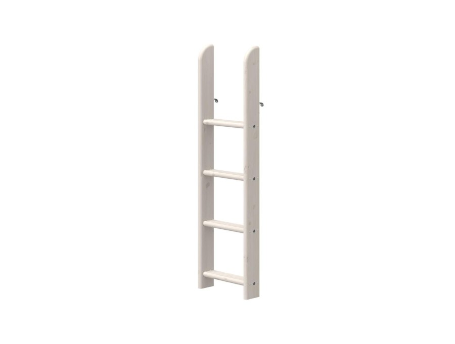 Best FLEXA Classic - Ladder Voor Verhoogde Halfhoogslaper White Washed Pine