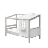 Online FLEXA Eenpersoonsbed M. 1/2 Classic-Huis White/Grey Washed Pine