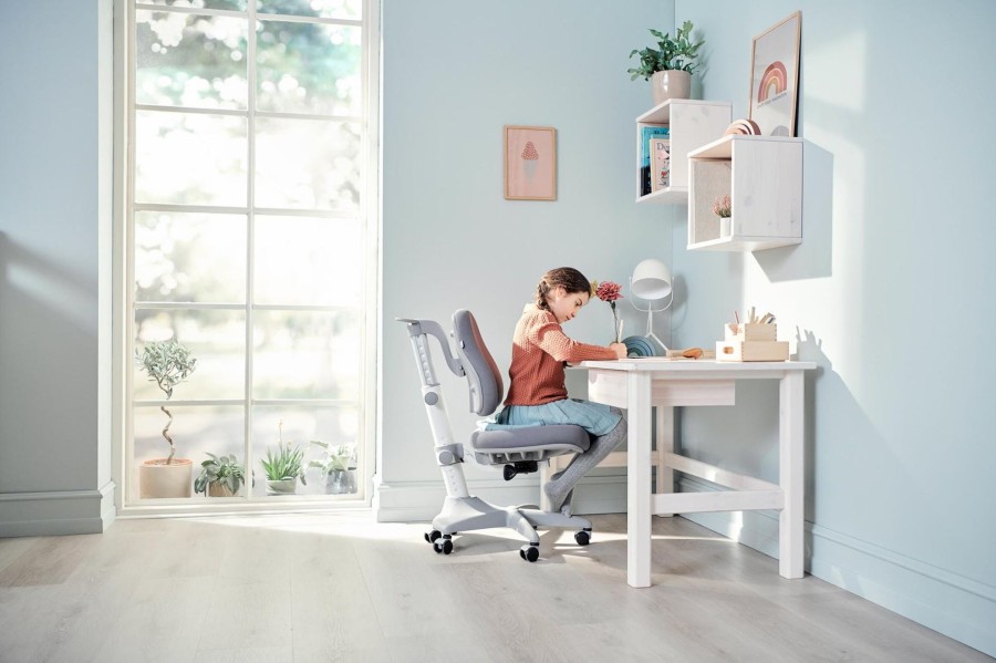 New FLEXA Classic Bureau Met La White Washed Pine