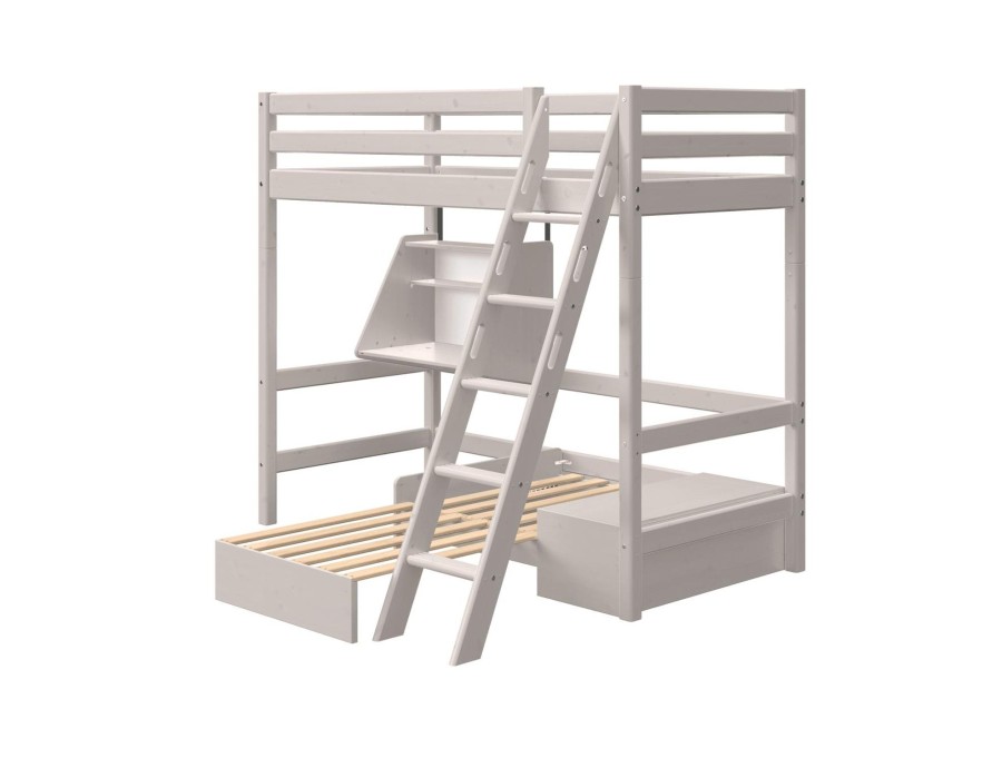 Clearance FLEXA Hoogslaper Met Casa Module Grey Washed Pine