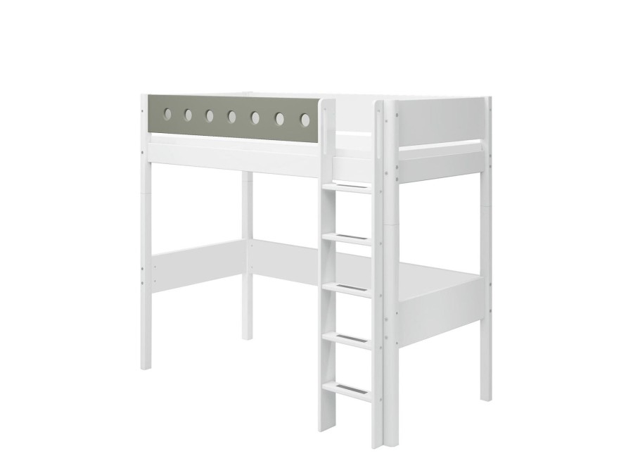 Clearance FLEXA Hoogslaper M. Rechte Ladder White/Natural Green