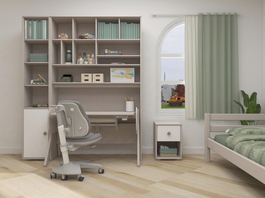 Online FLEXA Ladekast Met 1 Lade Natural Green/Grey Washed Pine