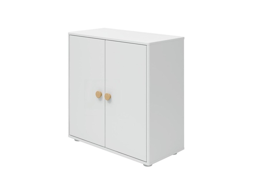 Clearance FLEXA Mini-Boekenkast, 2 Deuren White/Oak