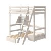 Wholesale FLEXA Hoogslaper Met Casa Module White Washed Pine