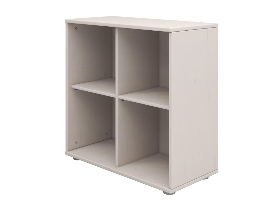 Best FLEXA Boekenkast, 4 Vakken Grey Washed Pine