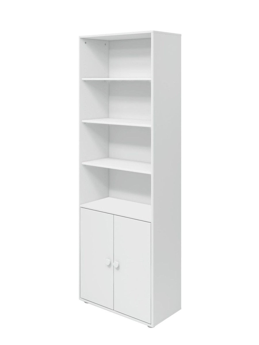 Clearance FLEXA Maxi-Boekenkast, 2 Deuren White