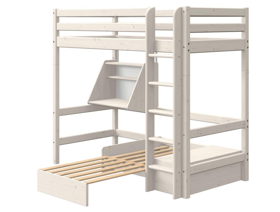 Hot FLEXA Hoogslaper Met Casa Module White Washed Pine