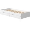 Hot FLEXA Onderschuifbed Met 2 Lades White