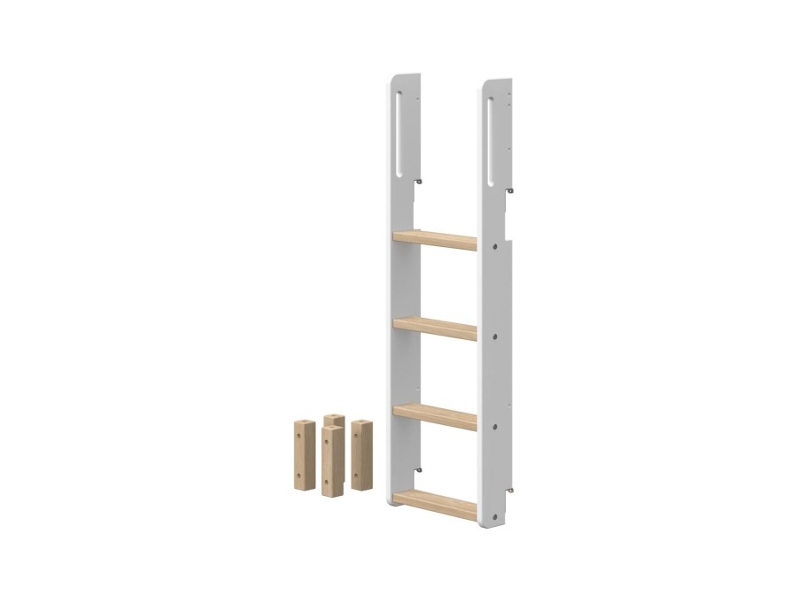 New FLEXA Nor - Poten En Ladder Voor Stapelbed White/Oak