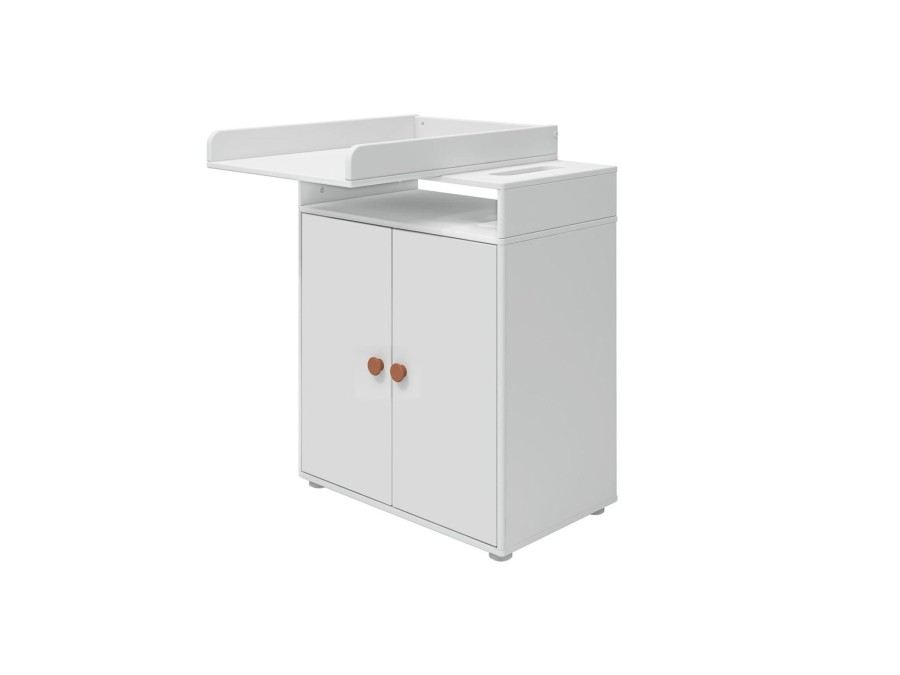 Online FLEXA Commode, 2 Deuren White/Blush