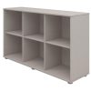 Online FLEXA Boekenkast, 6 Vakken Grey Washed Pine